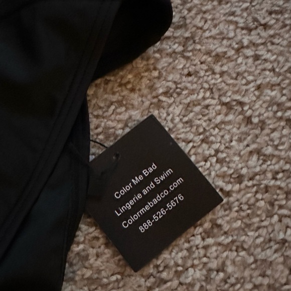 Black one piece sexy swimsuit - Picture 6 of 7